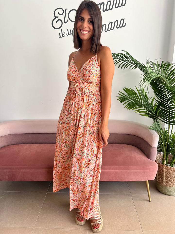Vestido Lorena naranja