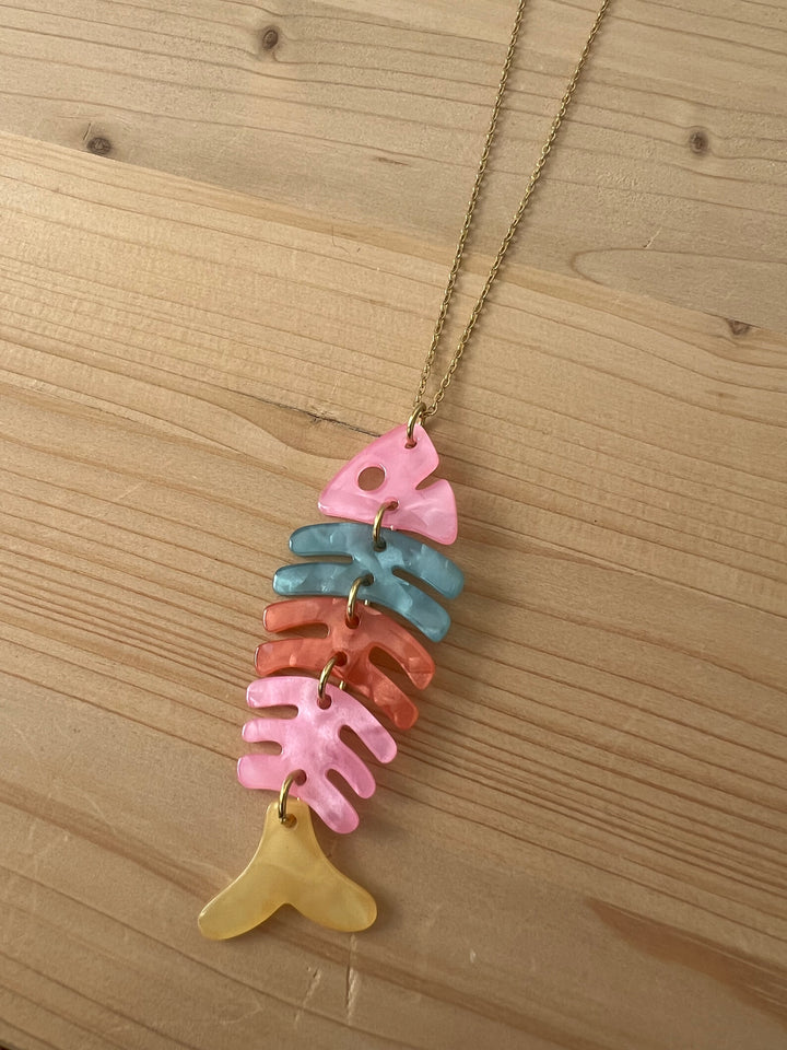 Collar largo Tulum (acero)