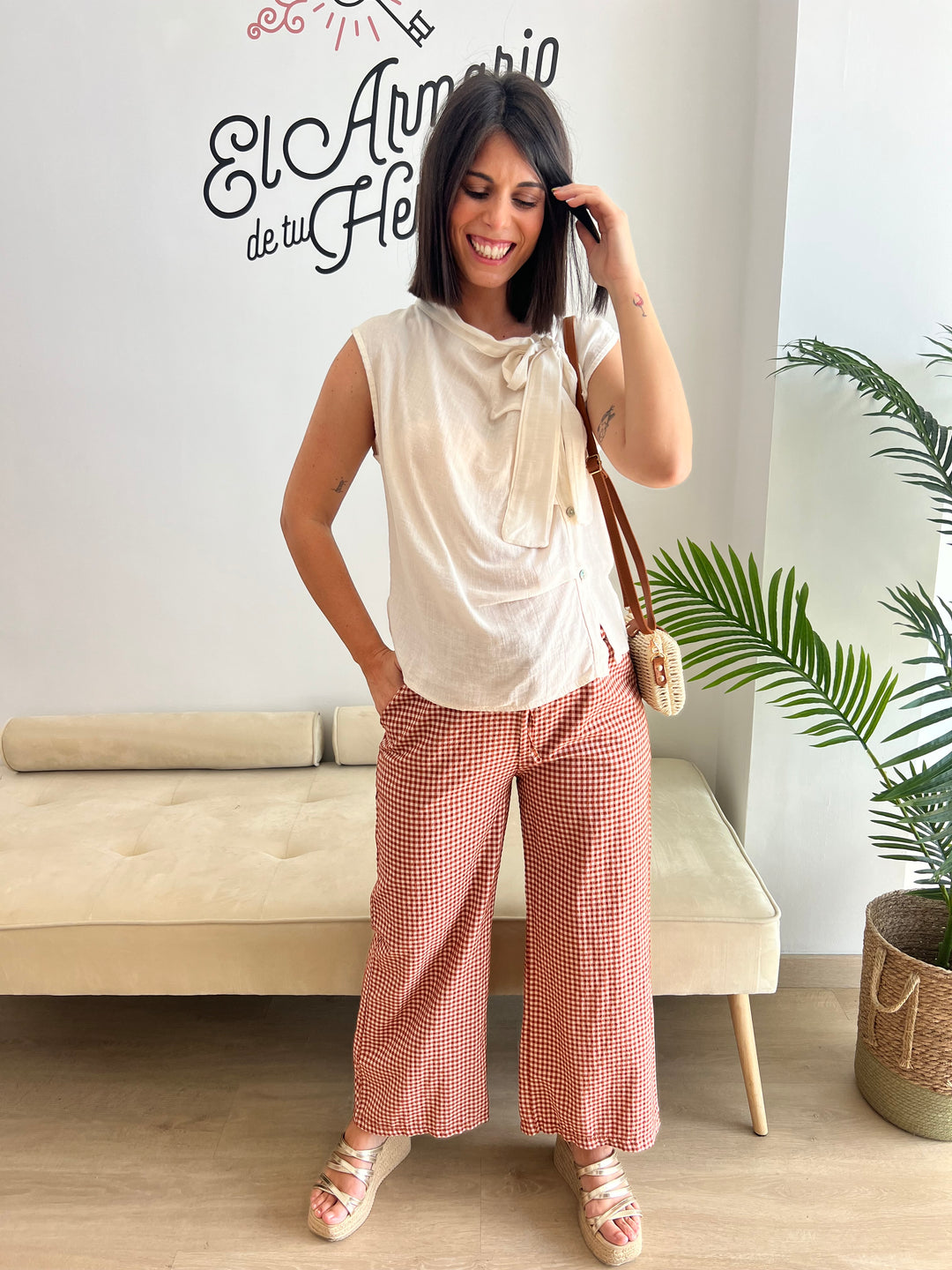 Pantalón Vichy