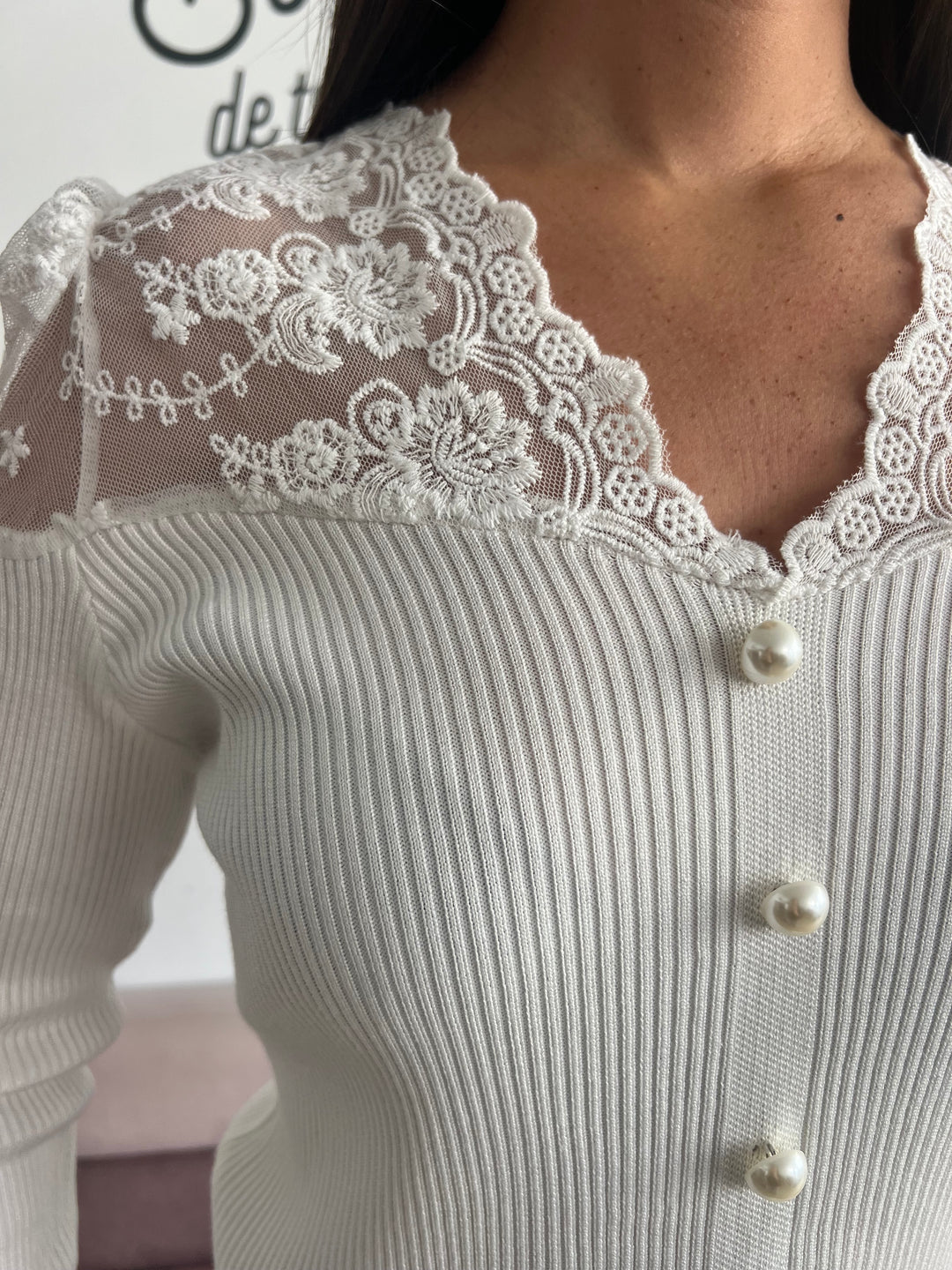 Jersey Tamara blanco