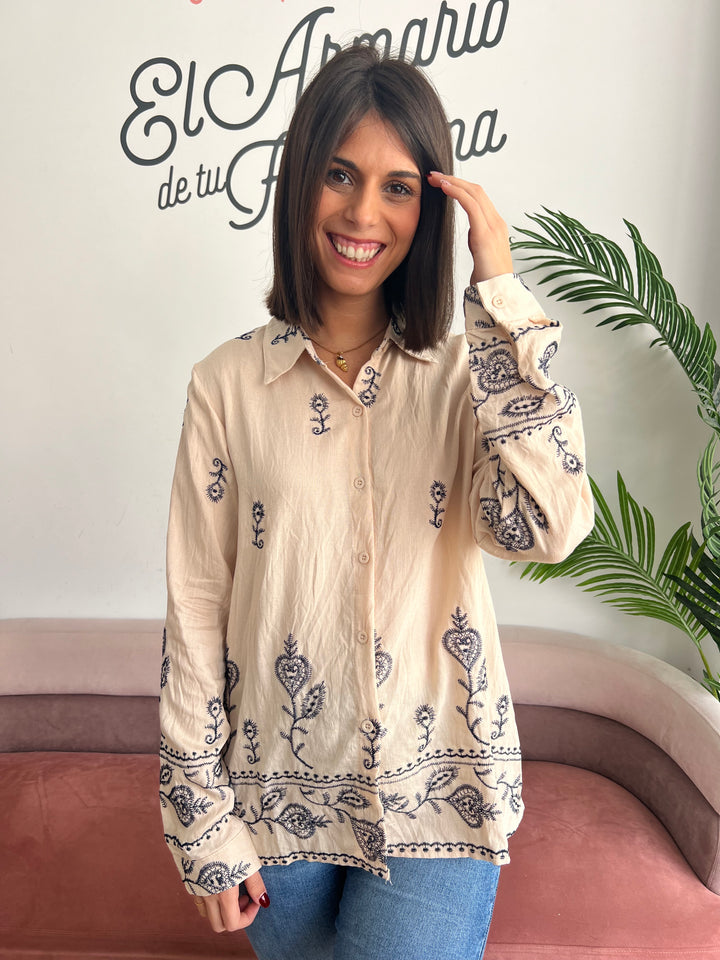 Camisa Tamy beige