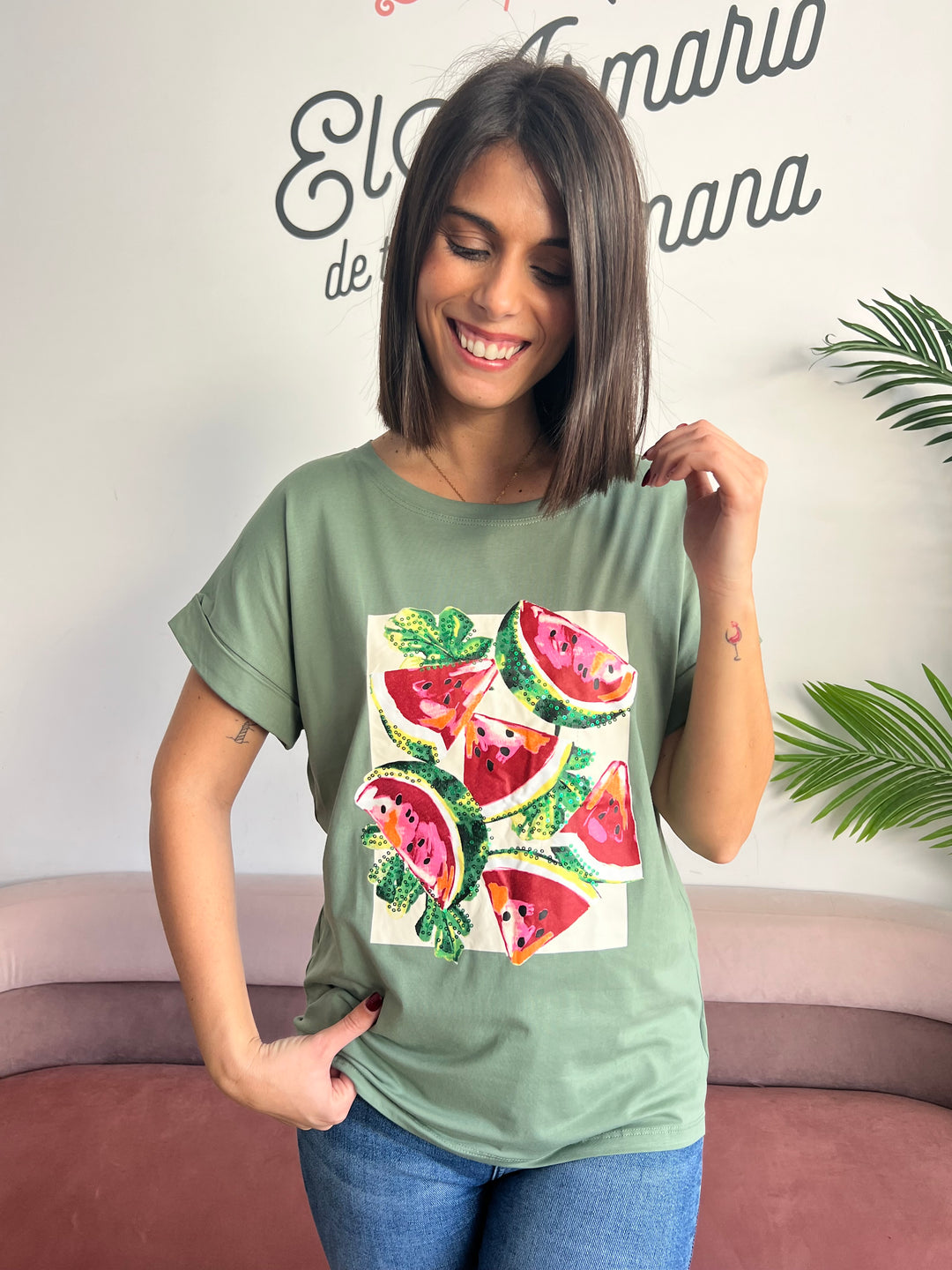 Camiseta Sandías