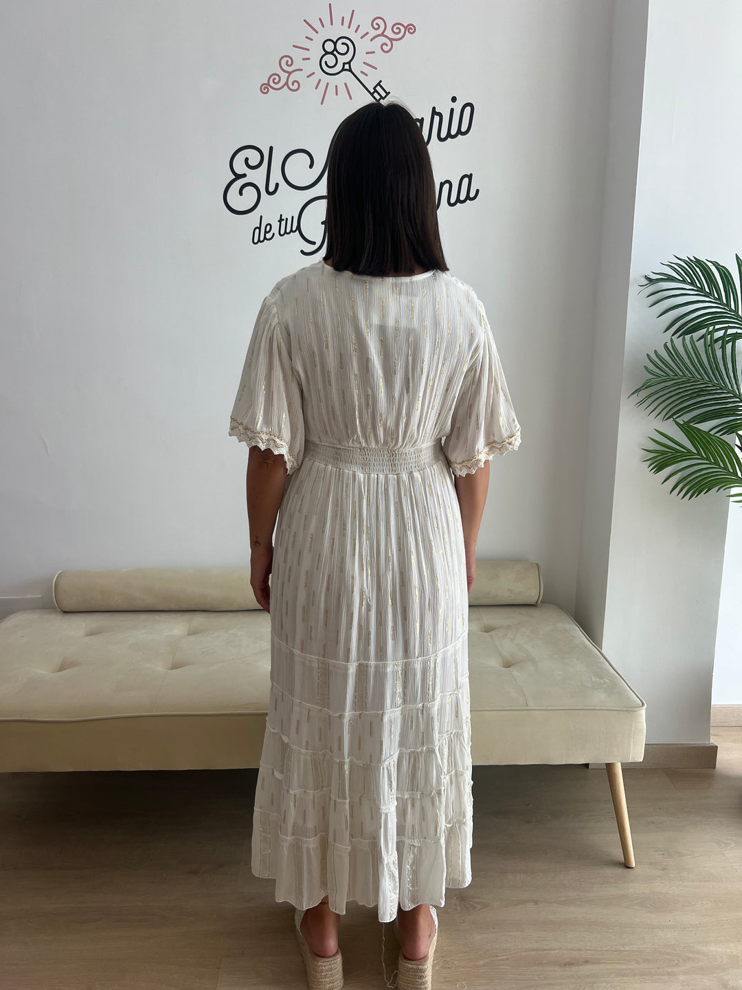 Vestido Atenea blanco