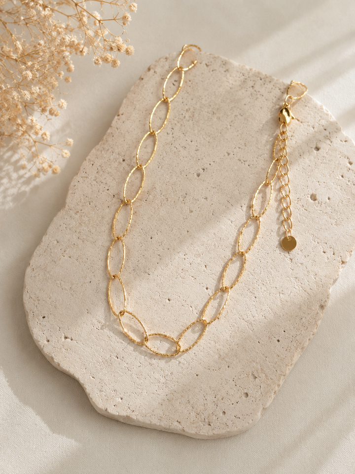 Collar Serena dorado (acero)