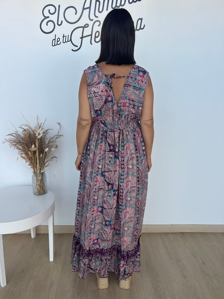Vestido Layka fucsia
