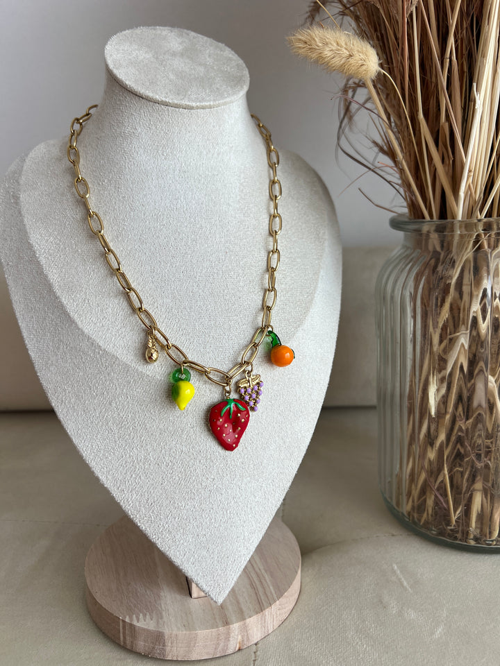 Collar Frutas (acero)