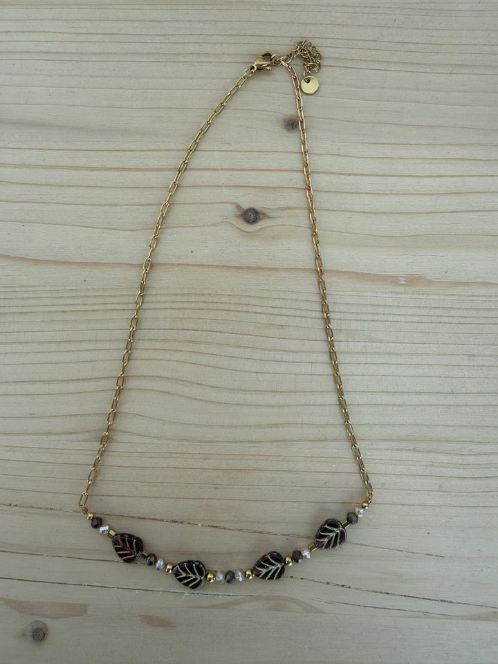 Collar Hojas (acero)