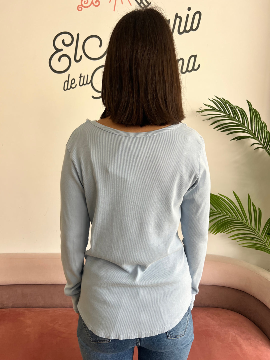 Camiseta Corazón celeste