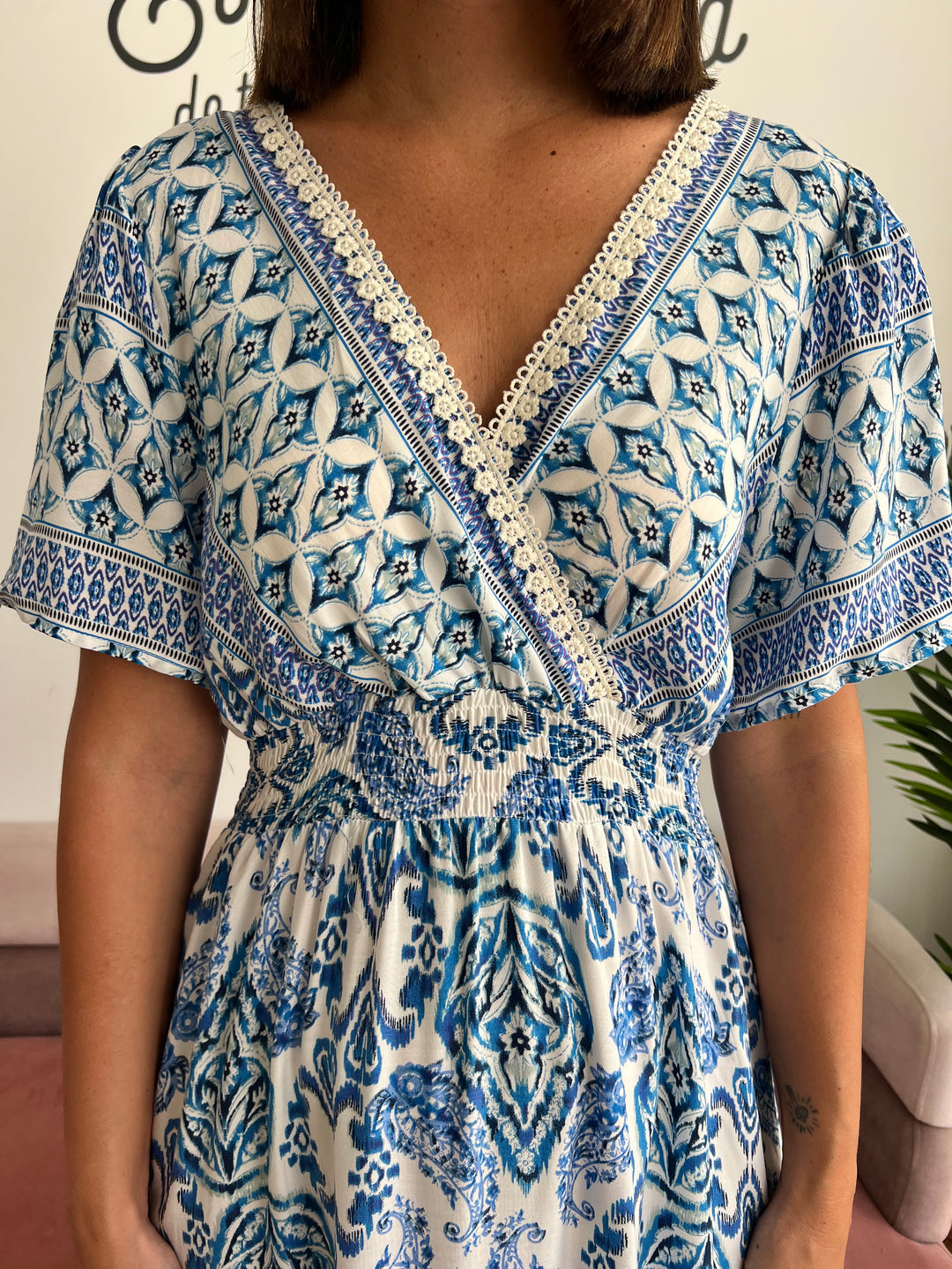 Vestido Marina azul