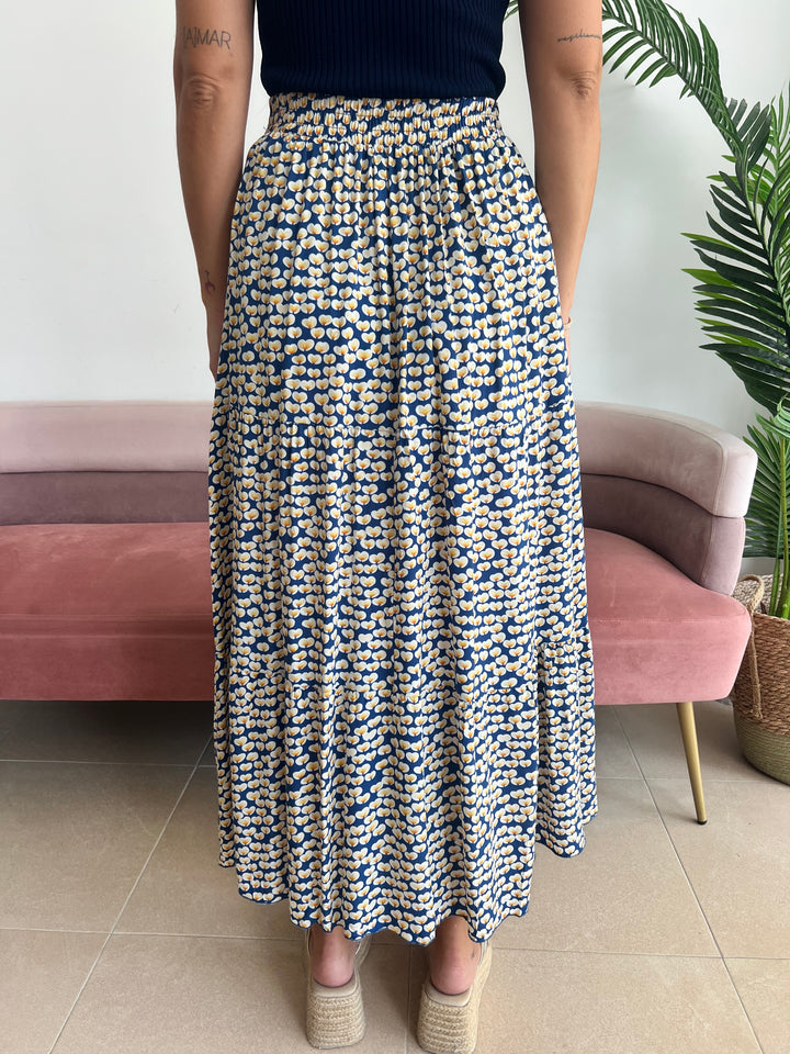 Falda Nina azul marino