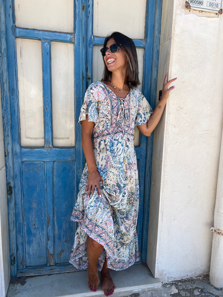 Vestido Túnez azul