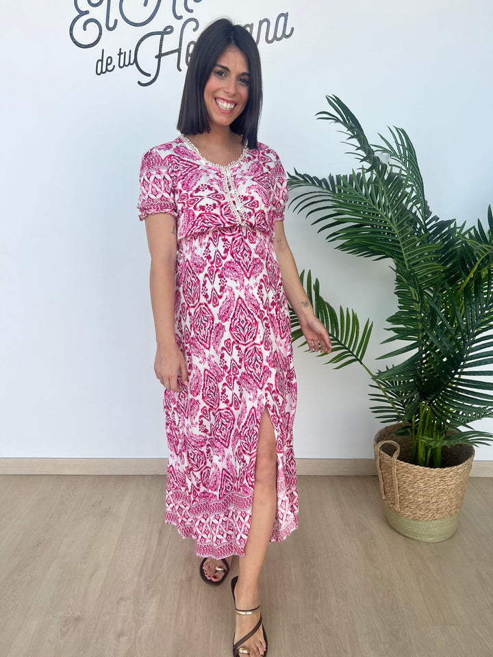 Vestido Mariola fucsia