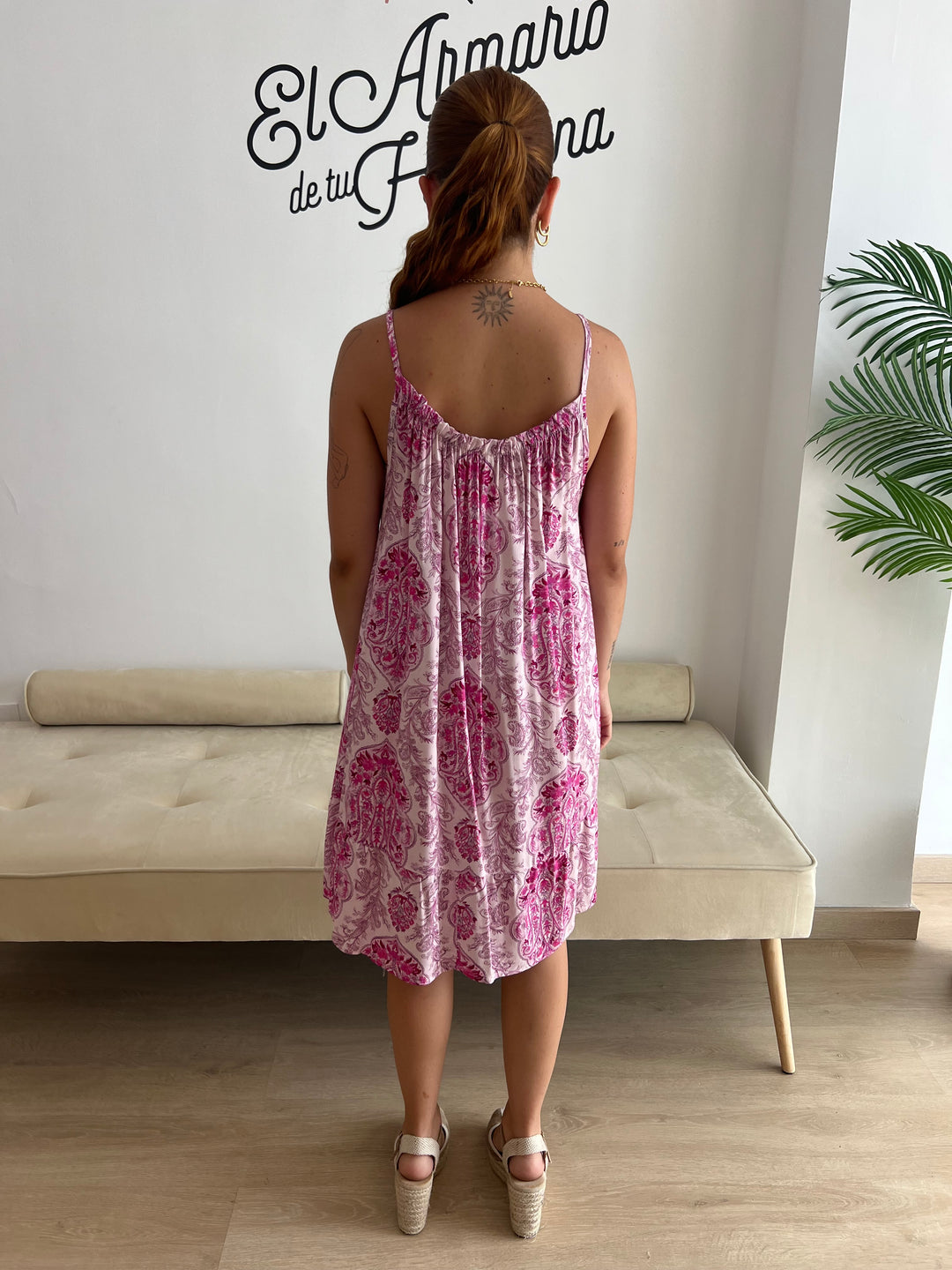 Vestido May fucsia