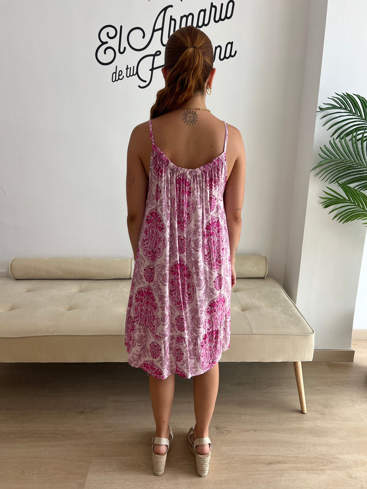Vestido May fucsia
