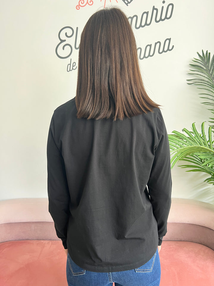 Camiseta Peace negro