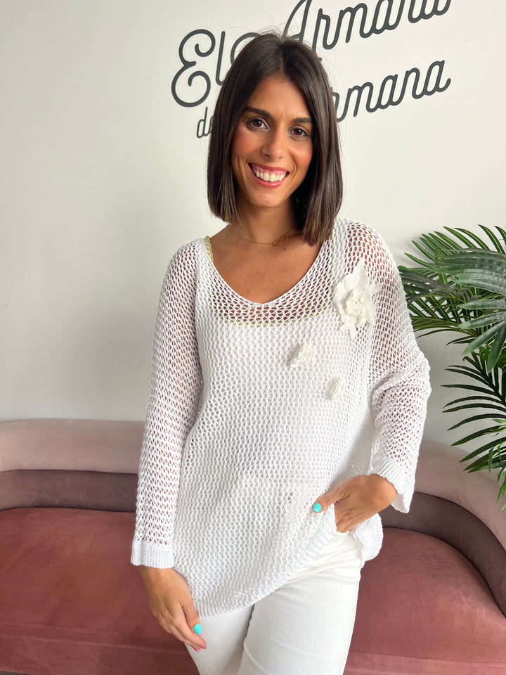 Jersey Redecilla blanco