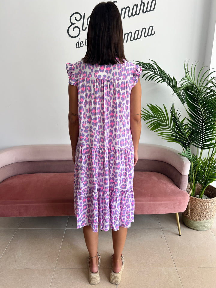 Vestido Maui malva
