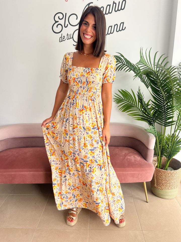 Vestido Zoraida beige