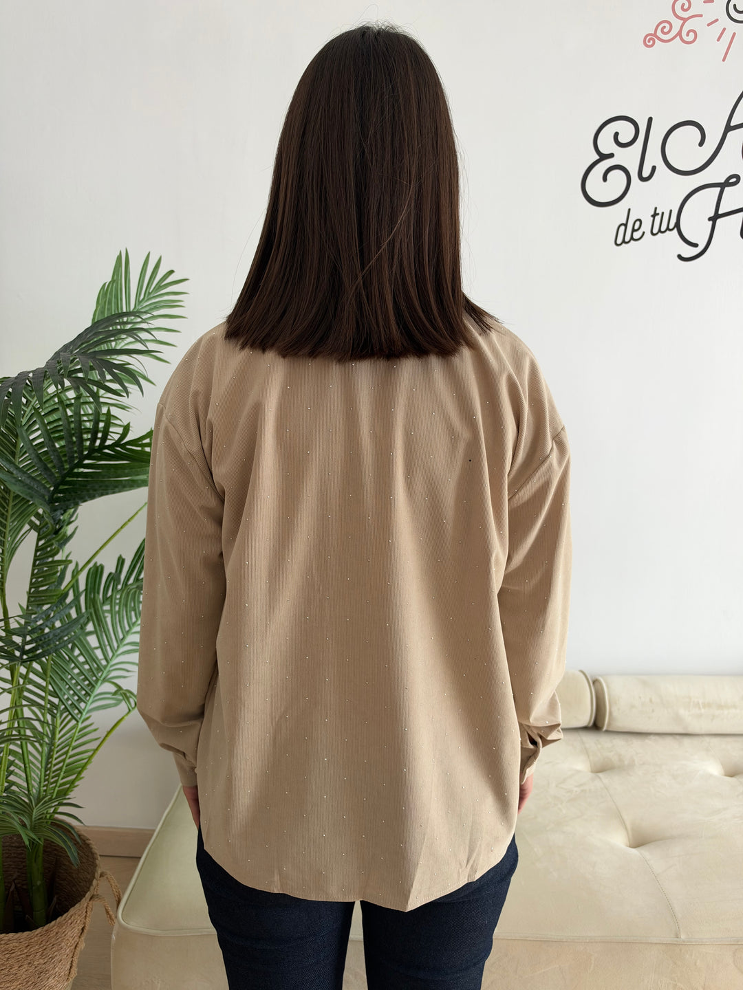 Sobrecamisa Florencia beige
