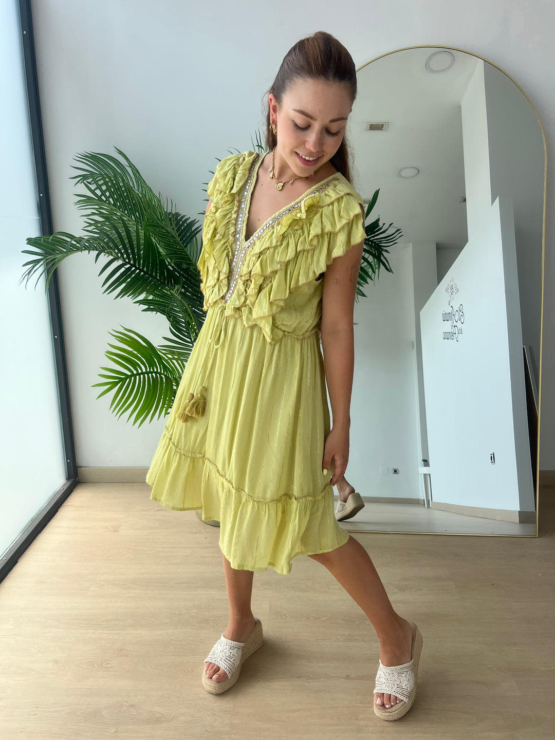 Vestido Saona verde