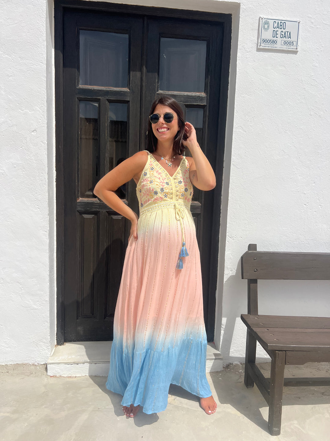 Vestido Tropea azul