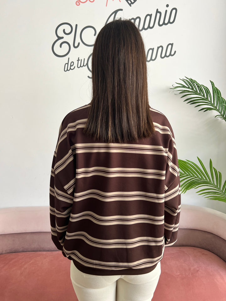 Sudadera Francis marrón