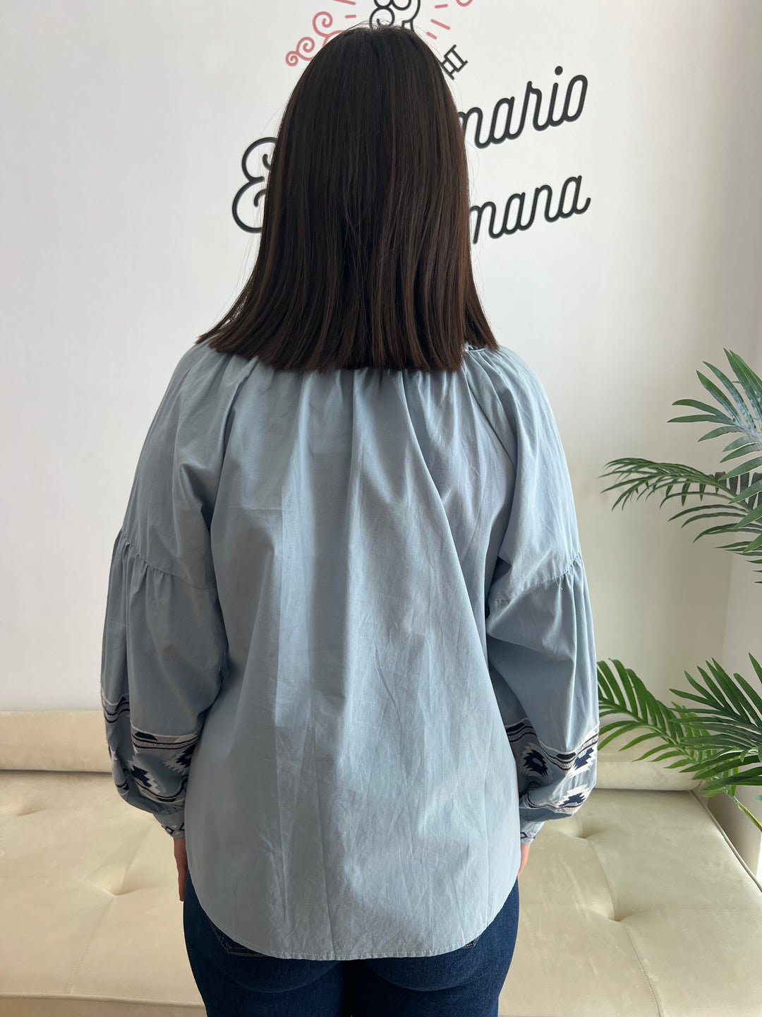 Blusa Nayala celeste