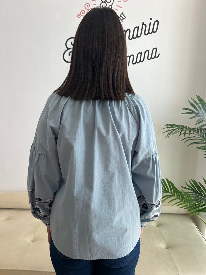 Blusa Nayala celeste