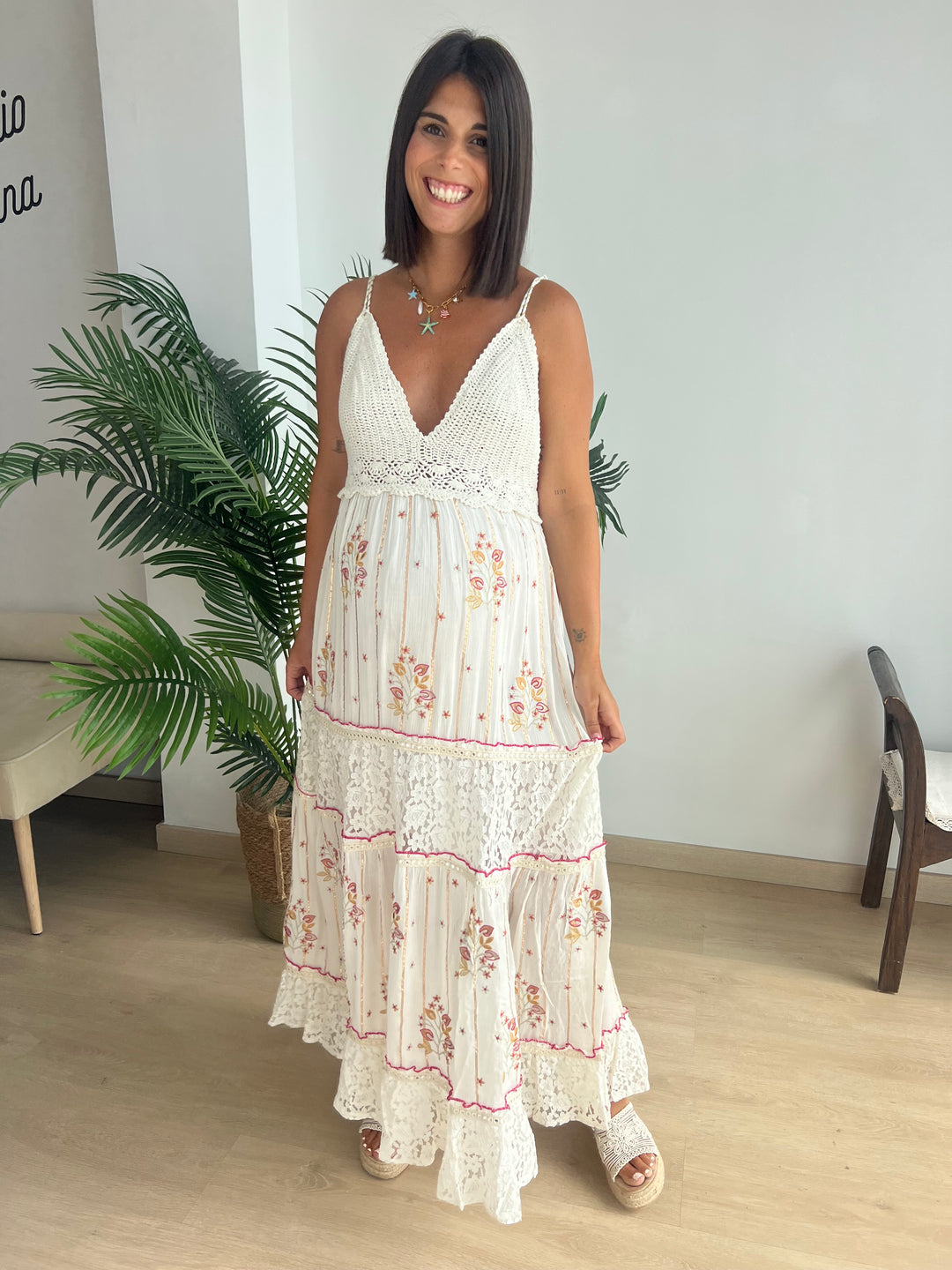 Vestido Paradise blanco