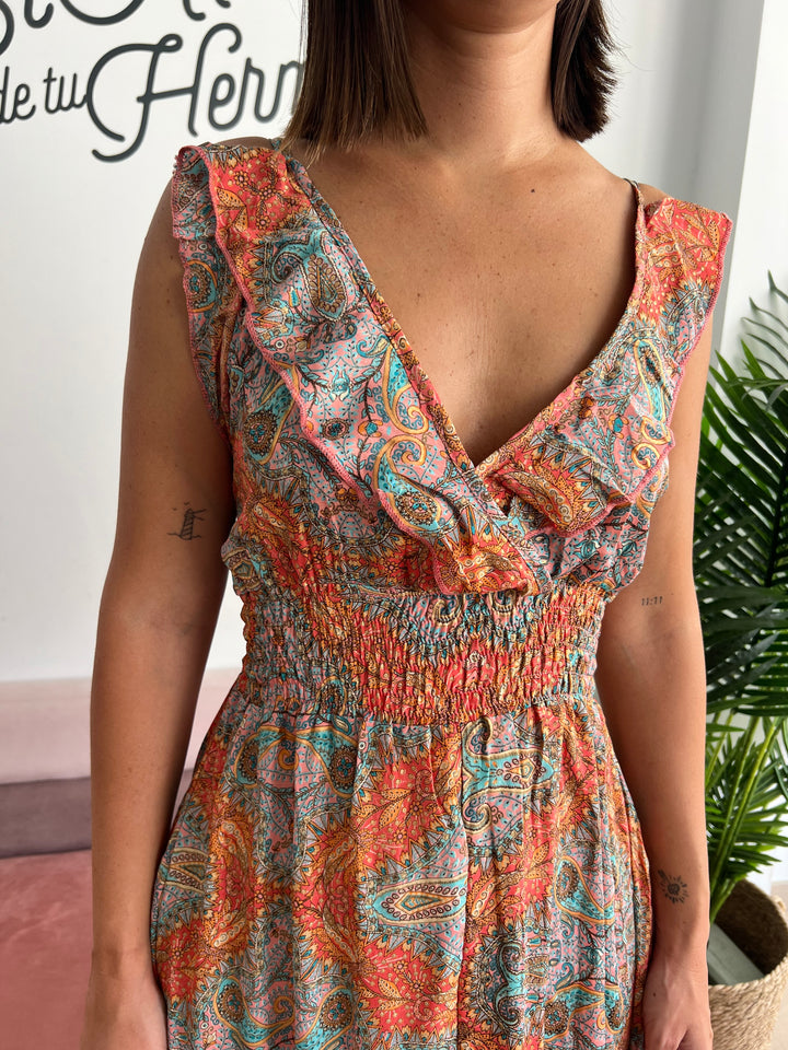 Vestido Tessa indio teja