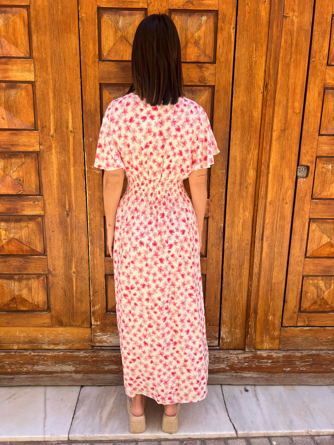 Vestido Ary rosa