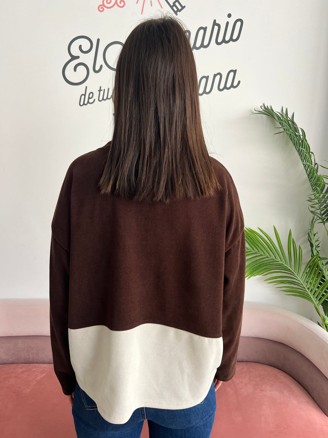 Sudadera Alejandra marrón