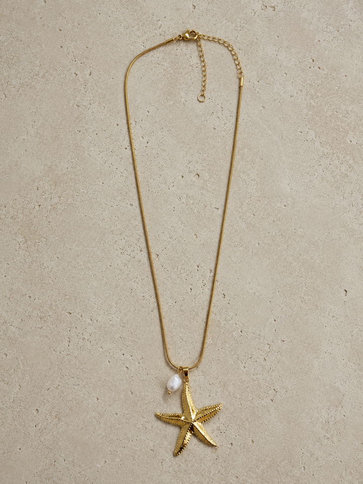 Collar Estrella de mar (acero)