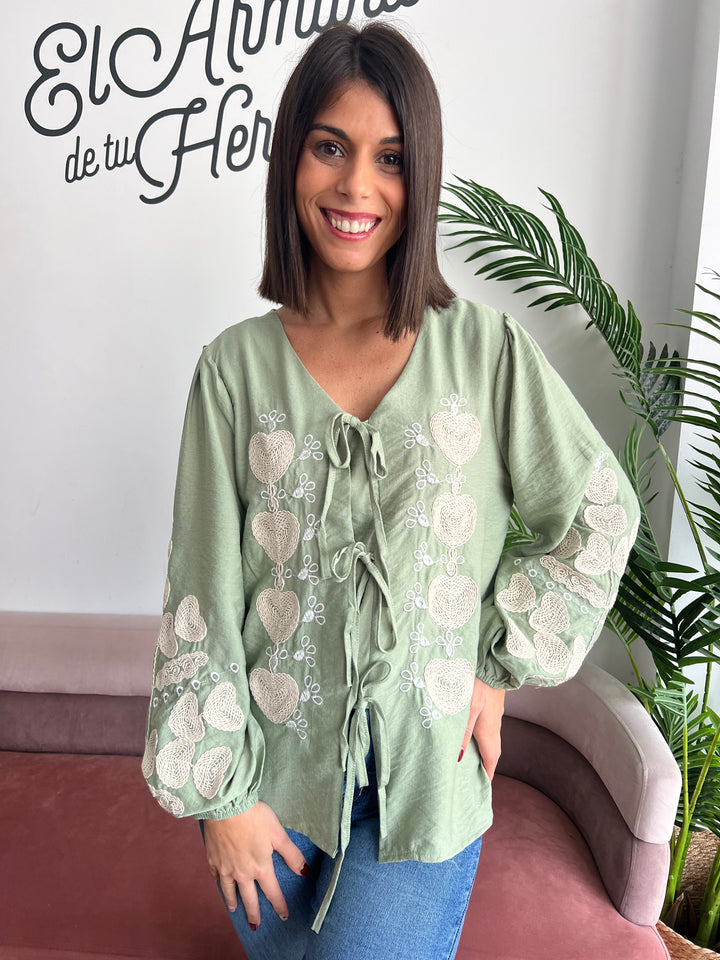 Camisa Lía verde