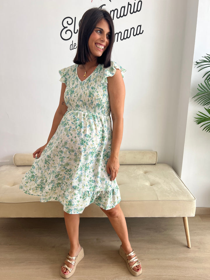 Vestido Geles verde