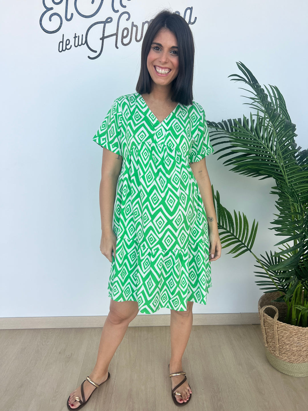 Vestido Abril verde
