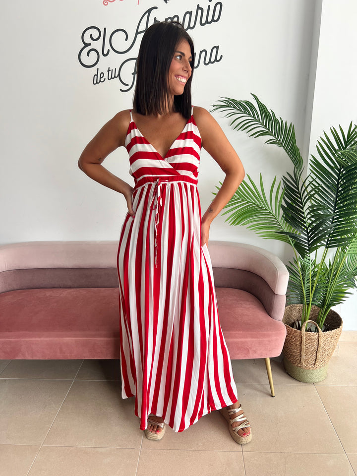 Vestido Marine rojo