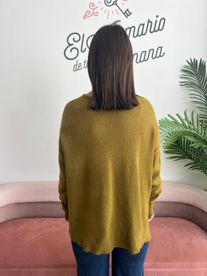 Jersey Manuela verde oliva