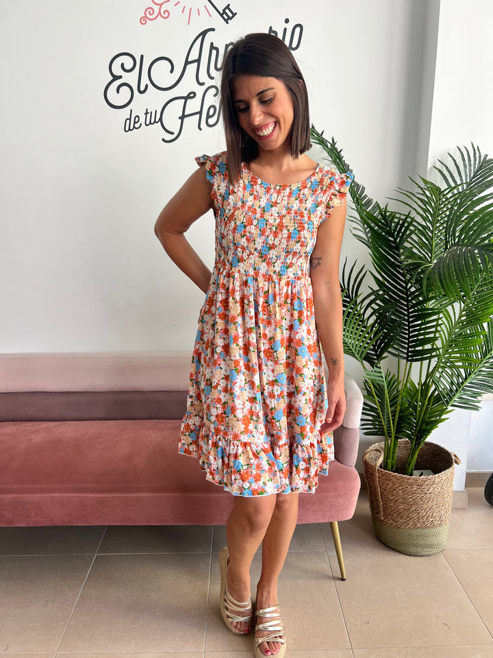 Vestido Amanda coral