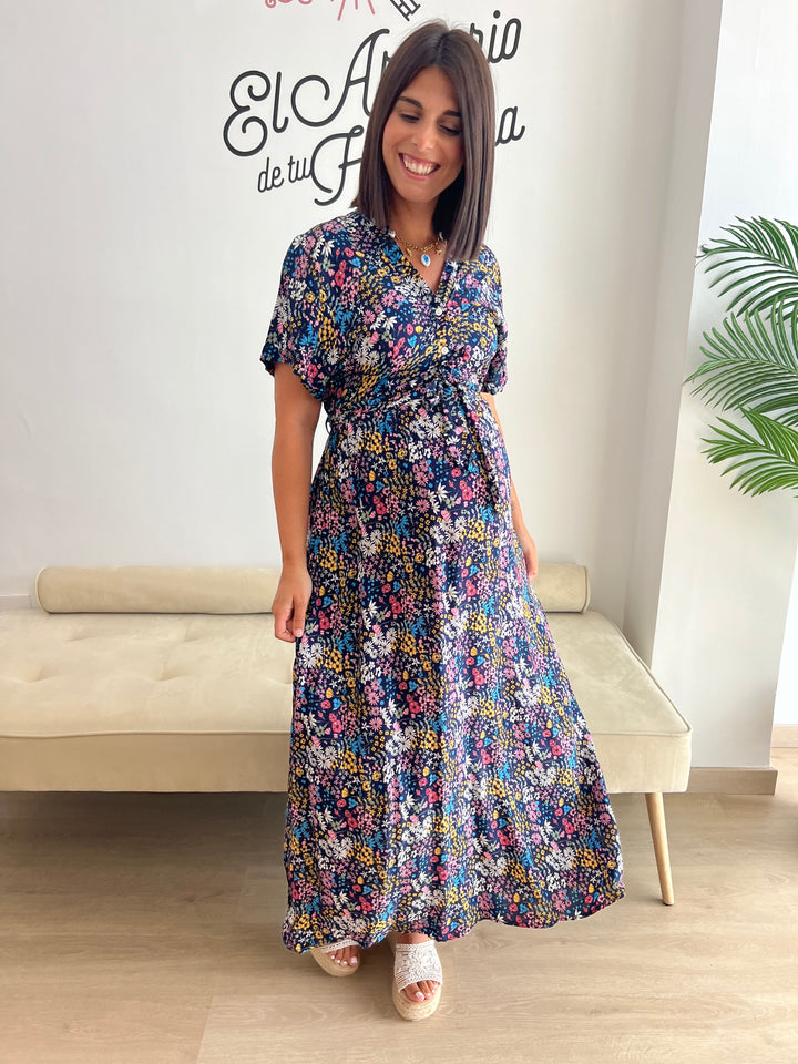 Vestido Chenoa azul marino