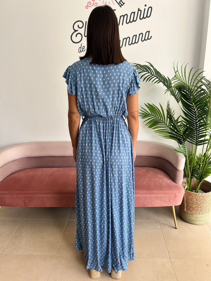 Vestido Cactus azul