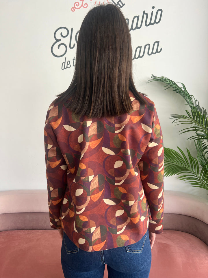 Chaqueta Alicia teja