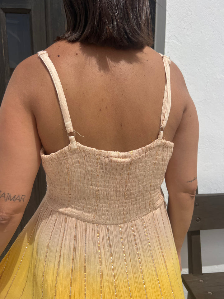 Vestido Tropea buganvilla