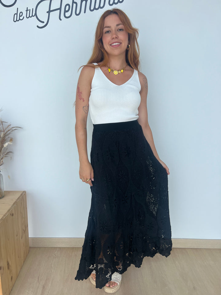 Falda Nuria negro
