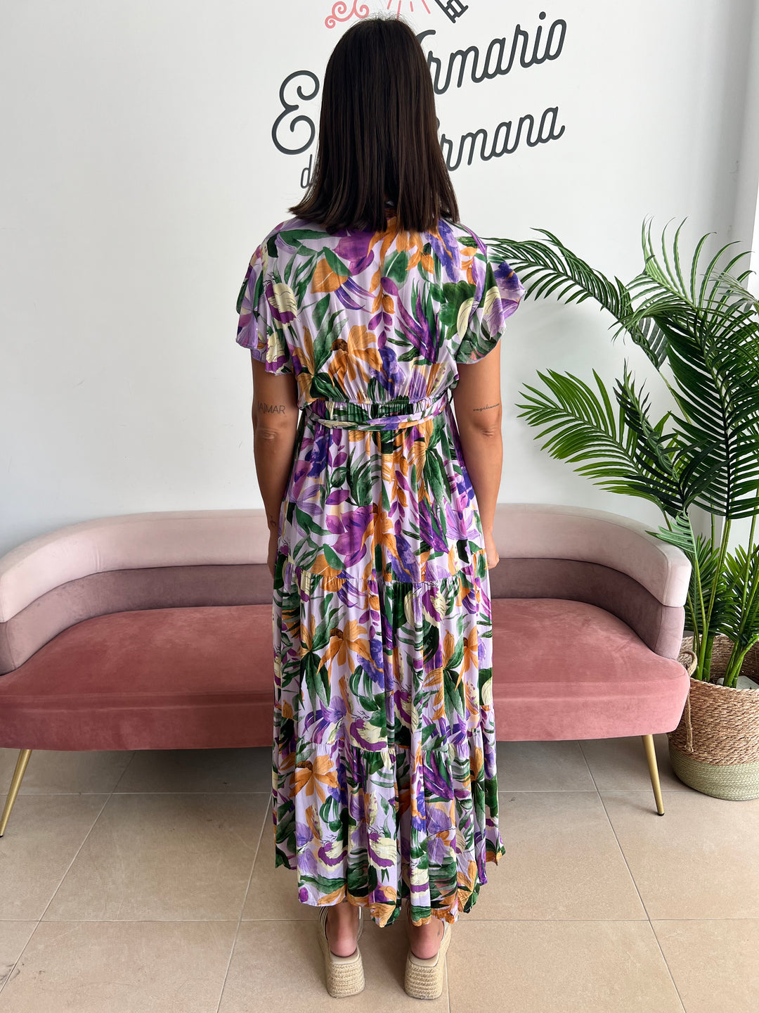 Vestido Valentina malva