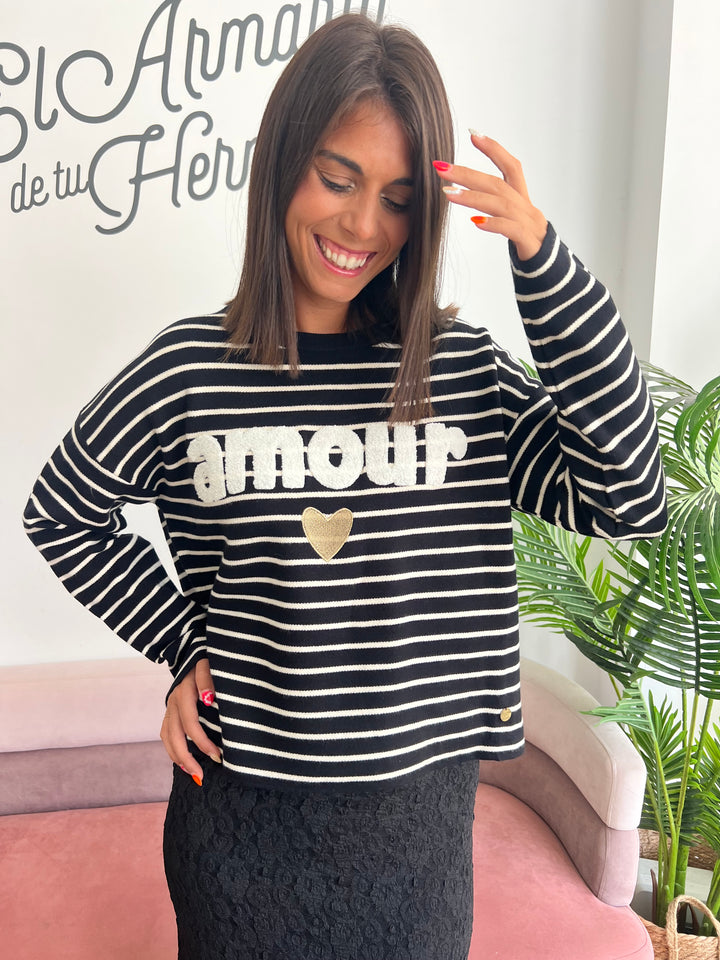 Jersey Amour negro