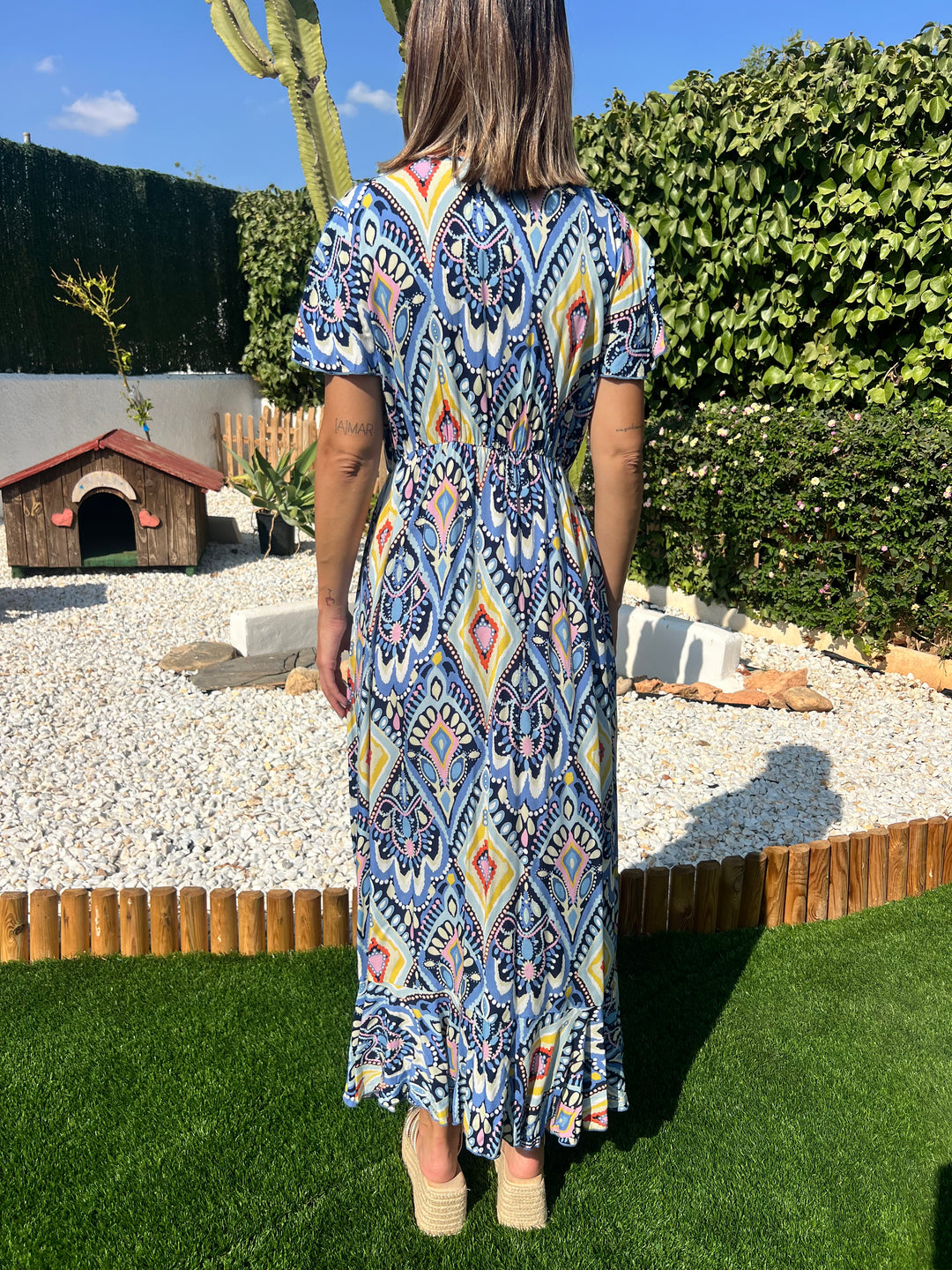 Vestido Adina azul