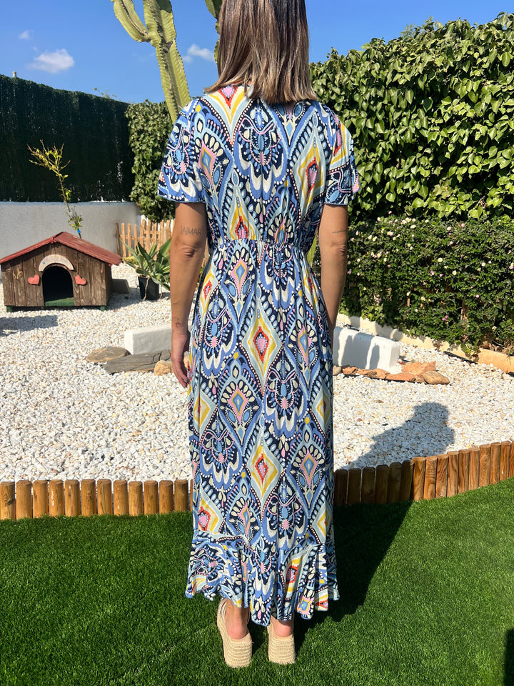 Vestido Adina azul