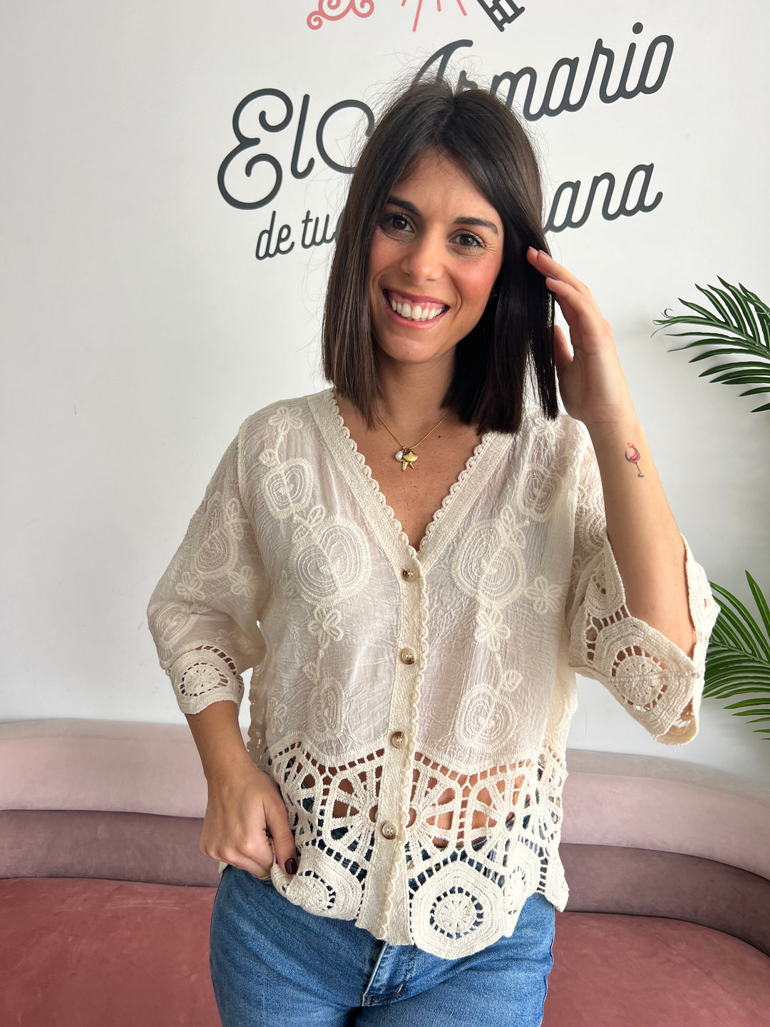Chaqueta Isabel beige
