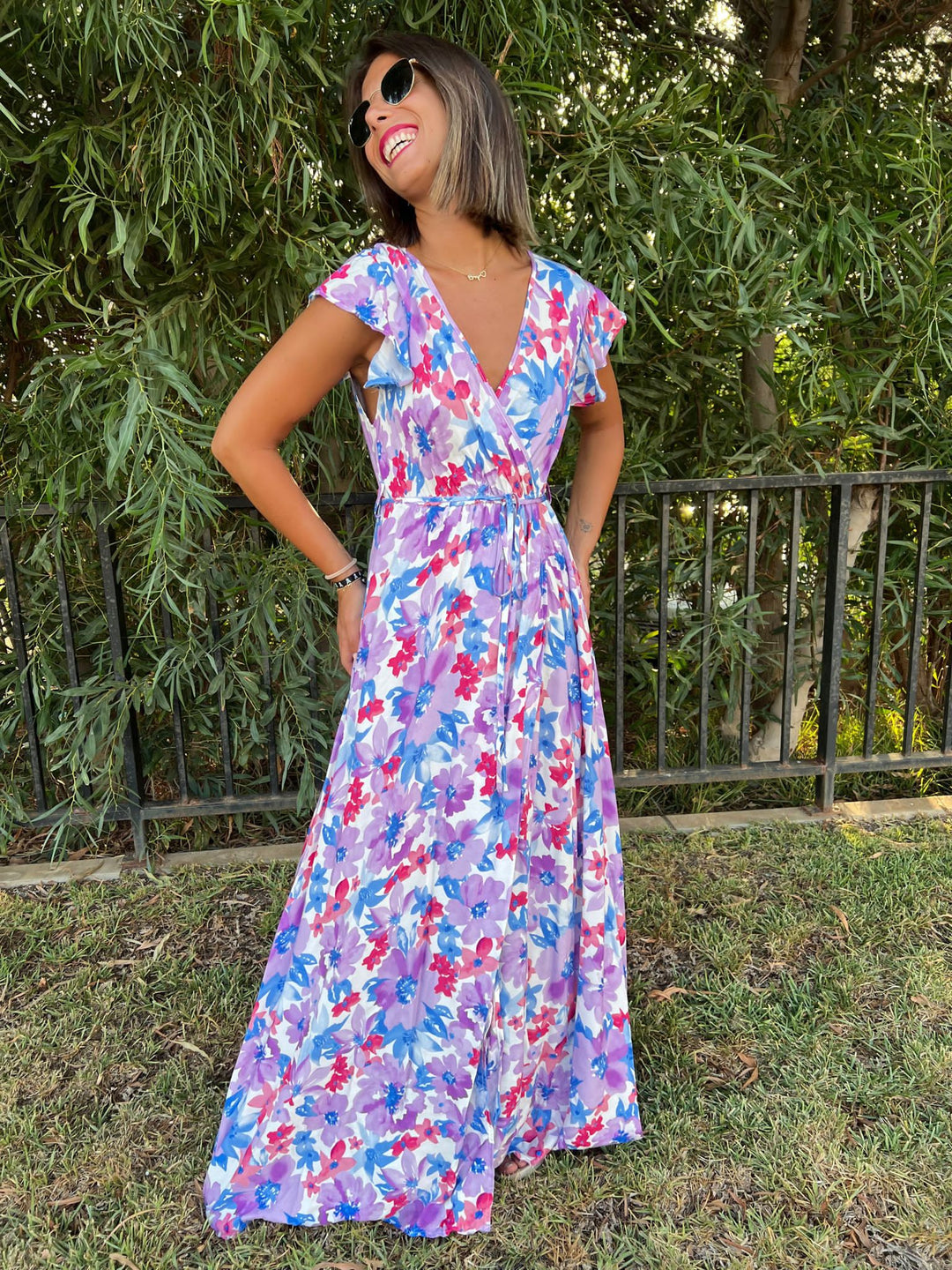 Vestido Virginia malva